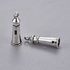 Tibetan Style Alloy Lighthouse Pendants TIBEP-19257-AS-NR-2