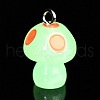 Spray Painted Luminous Resin Pendants RESI-A017-05D-1