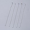 Eco-Friendly Iron Ball Chains with Connectors X-IFIN-F149-A05-2