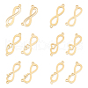 Unicraftale 12Pcs 12 Style 304 Stainless Steel Link Pendants STAS-UN0040-52-1