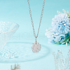 BENECREAT 1Pc 925 Sterling Silver Pendant Cabochon Settings STER-BC0002-76P-5