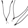 3Pcs 3 Styles Adjustable Waxed Polyester Cord Necklaces Making AJEW-JB01308-1