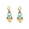 Brass Enamel Charms KK-L237-024G-01-1