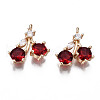 Brass Micro Pave Clear Cubic Zirconia Charms KK-S359-103-A01-RS-2