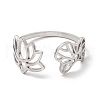 304 Stainless Steel Open Cuff Rings RJEW-Q808-03A-P-2