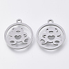 Non-Tarnish 201 Stainless Steel Pendants STAS-S110-057P-1