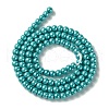 Eco-Friendly Dyed Glass Pearl Round Beads Strands HY-A002-4mm-RB073-2