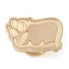 Geometric Flower Frame Brass Stamp Heads AJEW-H149-01G-08-2