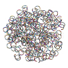 CHGCRAFT Ion Plating(IP) 304 Stainless Steel Open Jump Rings STAS-CA0002-21B-1