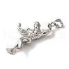 Hip Hop Fitness 316L Surgical Stainless Steel Pendants STAS-H194-01P-02-2