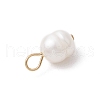 Natural Cultured Freshwater Pearl Rice Charms PALLOY-JF03921-02-5