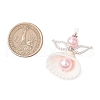 Clam Shell Pendants PALLOY-MZ00718-01-4