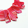 Natural Crackle Agate Beads Strands G-D076-3-2