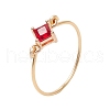 3Pcs 3 Colors Transparent Glass Finger Rings RJEW-JR00871-4