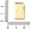 Brass Pave Natural White Shell Religion Rectangle Pendants KK-Q068-32A-G-3