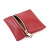Imitation Leather Jewelry Storage Zipper Bags ABAG-G016-01A-01-3