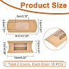   30Pcs 2 Colors Kraft Paper Pillow Candy Box CON-PH0002-49-5