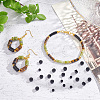 ARRICRAFT 143Pcs 2 Sizes Natural Black Onyx(Dyed & Heated) Beads G-AR0005-03-5