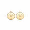 Ion Plating(IP) 304 Stainless Steel Charms STAS-N097-133LG-1
