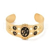 304 Stainless Steel Cuff Bangles for Women BJEW-A023-04G-2