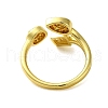 Brass with Cubic Zirconia Rings RJEW-B057-03G-04-3