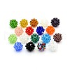 Transparent Glass Crystal Round Woven Beads GLAA-A034-6mm-A-1
