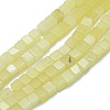 Natural Lemon Jade Beads Strands G-F631-C19-1