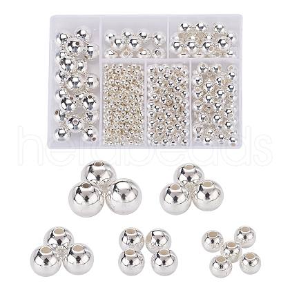 497Pcs 5 Style ABS Plastic Beads OACR-YW0001-10B-1