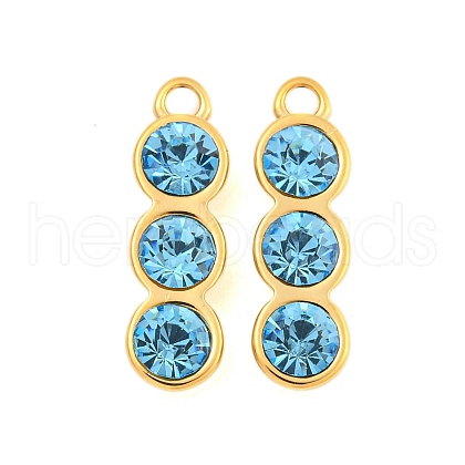 304 Stainless Steel Pendants STAS-L080-023G-03-1
