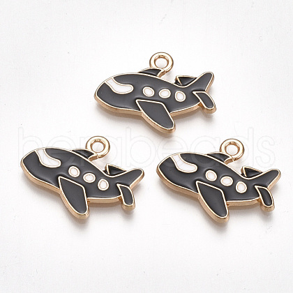 Alloy Airliner Pendants ENAM-S115-083A-1