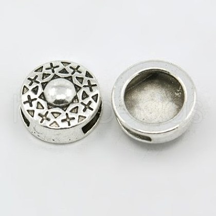 Tibetan Style Slide Charms TIBEB-LF9767Y-LF-1