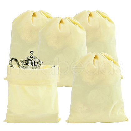 Rectangle Velvet Packing Drawstring Pouches TP-WH0009-05C-1