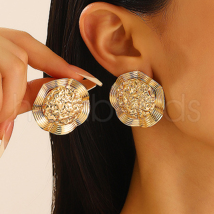 Alloy Stud Earrings WG24519-05-1