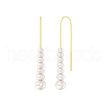 925 Sterling Silver Ear Thread EJEW-P231-22G-1