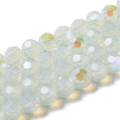 Imitation Jade Glass Beads Strands EGLA-A035-J8mm-L06-1