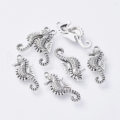 Tibetan Style Alloy Pendants TIBEP-5255-AS-FF-1
