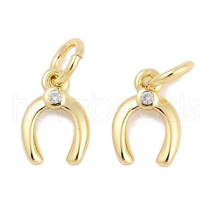 Rack Plating Brass Pendants KK-Q028-25G-1