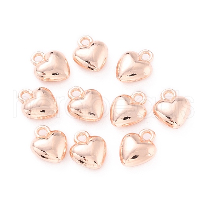 Alloy Heart Charms PALLOY-J689-25RG-AAA-1