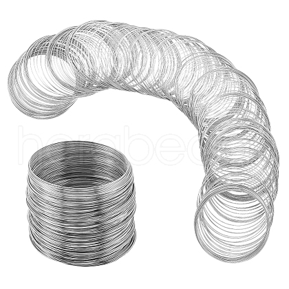 SOFPLATE 500Pcs Steel Memory Wire FIND-SP0002-09B-1
