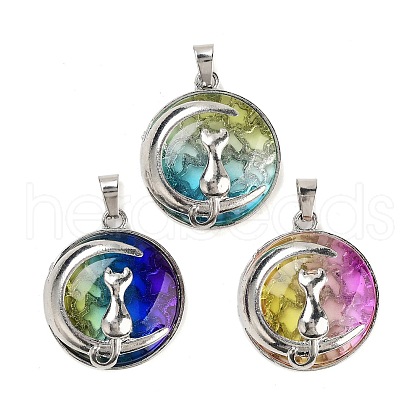 Glass Pendants FIND-A043-13P-1