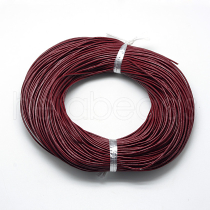 Spray Painted Cowhide Leather Cords WL-R001-2.0mm-16-1