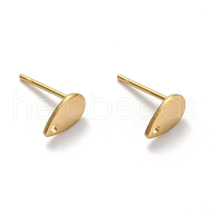 304 Stainless Steel Stud Earring Findings STAS-L211-05C-G-1