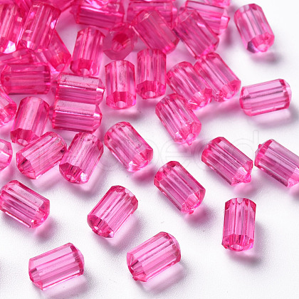 Transparent Acrylic Beads TACR-S154-27B-82-1