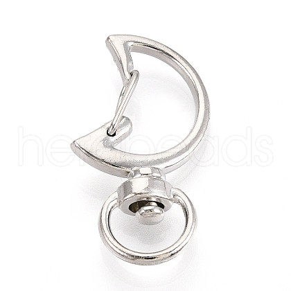 Alloy Swivel Snap Hook Clasps PALLOY-T090-78P-1