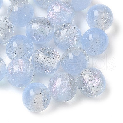 Two Tone Resin Beads RESI-Q025-02B-B-1