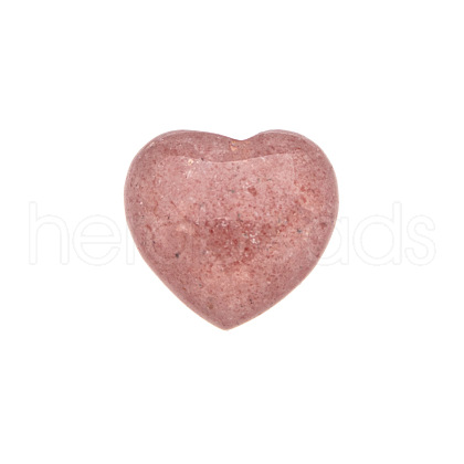 Natural Strawberry Quartz Heart Sculpture Display Decorations PW-WG48DEF-10-1