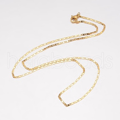 304 Stainless Steel Necklace X-MAK-K062-11B-G-1