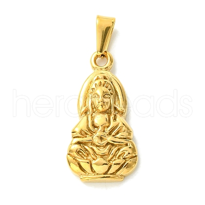 PVD Vacuum Plating 304 Stainless Steel Pendants STAS-L275-14G-1