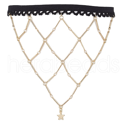 Polyester Elastic Leg Chains AJEW-AN00668-1
