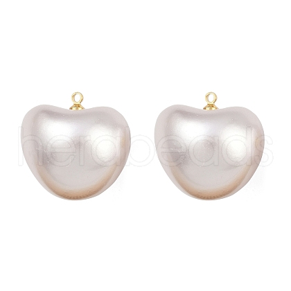 Shell Pearl Pendants KK-H002-09A-G02-RS-1